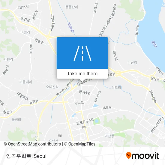 양곡우회로 map