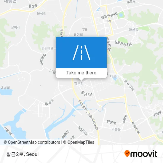 황금2로 map