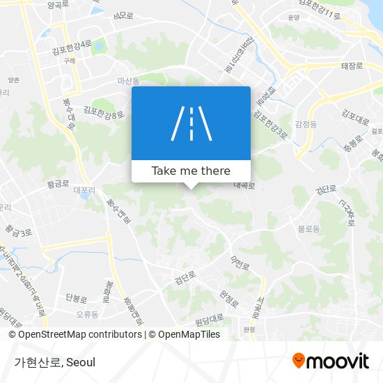 가현산로 map