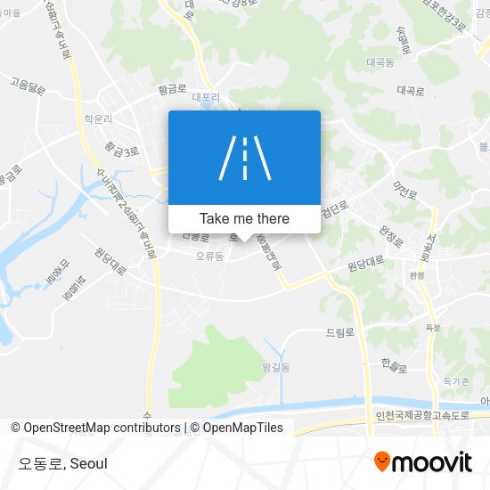 오동로 map