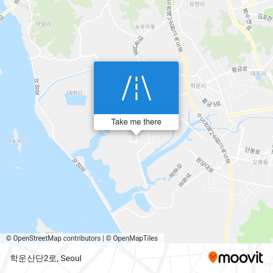 학운산단2로 map