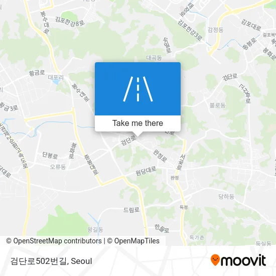 검단로502번길 map