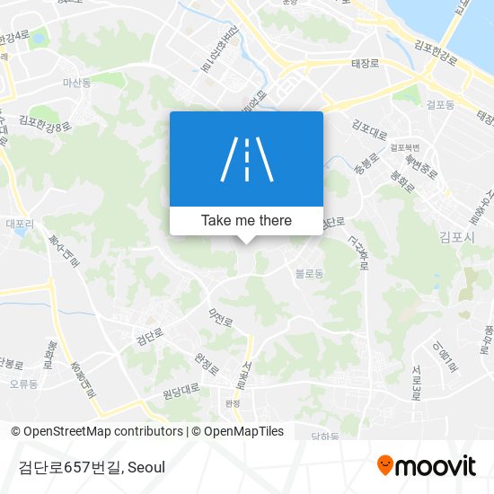 검단로657번길 map