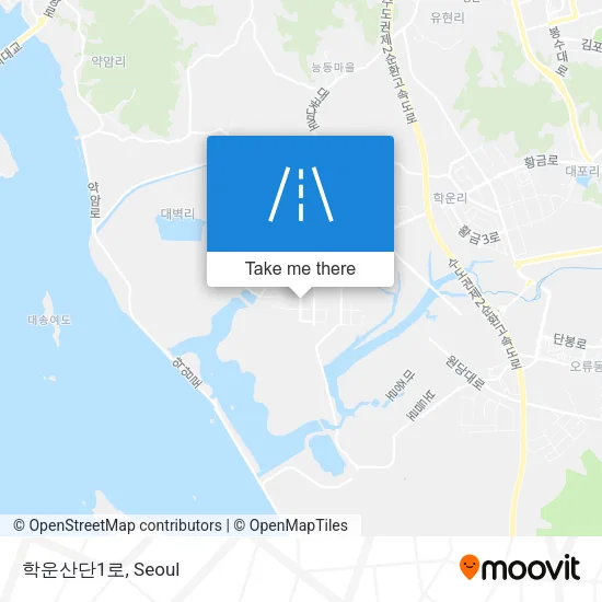 학운산단1로 map
