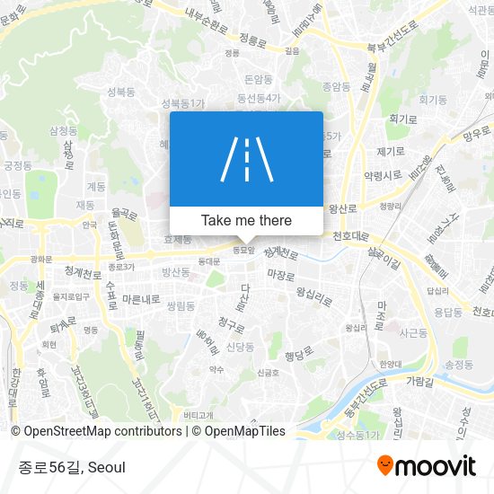 종로56길 map