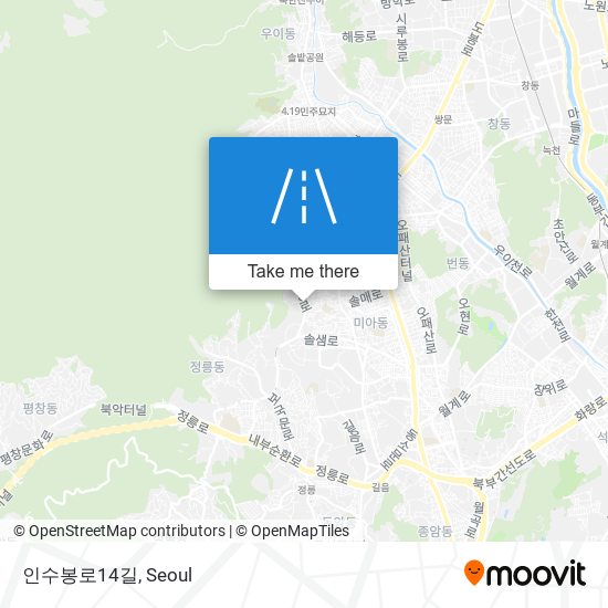 인수봉로14길 map