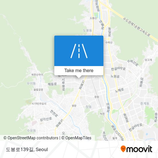 도봉로139길 map