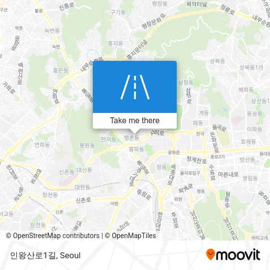 인왕산로1길 map