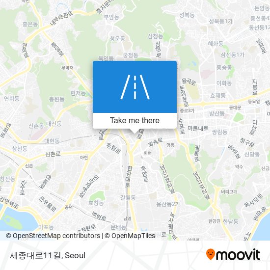 세종대로11길 map