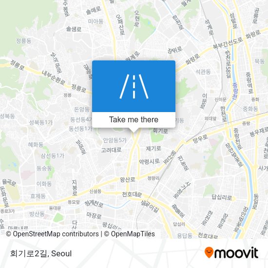 회기로2길 map