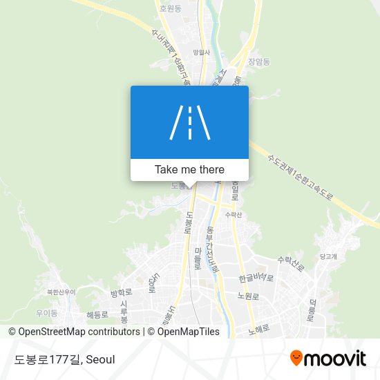 도봉로177길 map