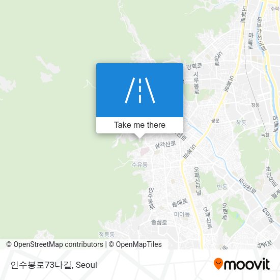 인수봉로73나길 map