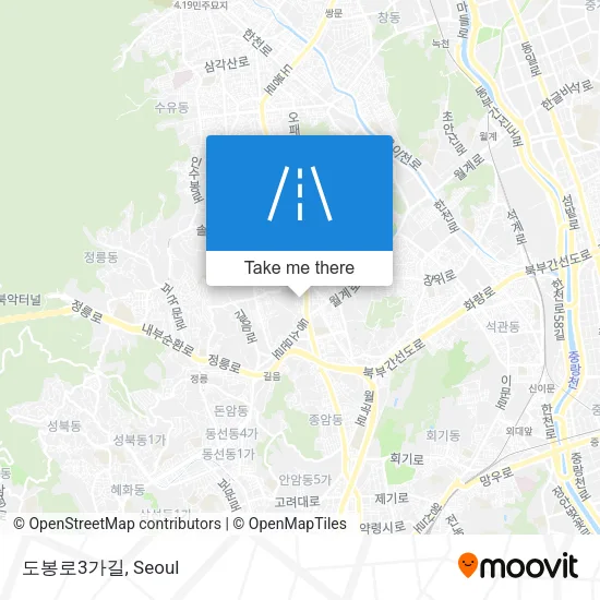 도봉로3가길 map