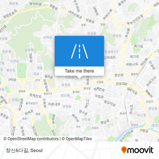 창신6다길 map