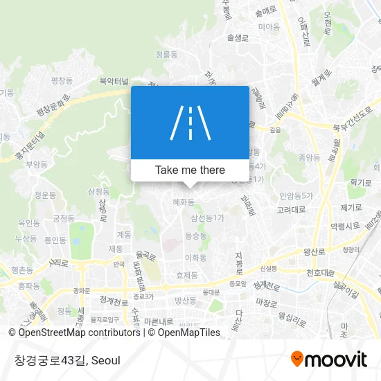 창경궁로43길 map