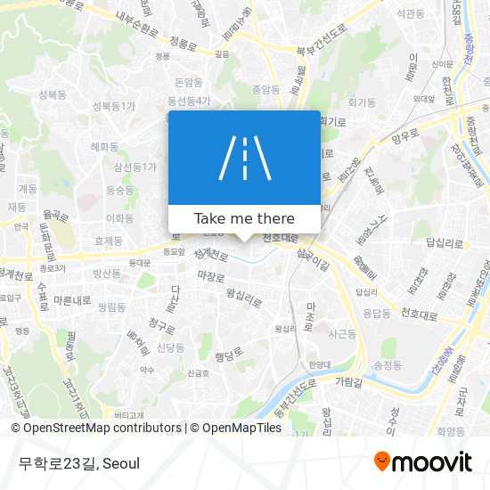 무학로23길 map