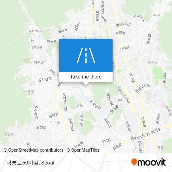 덕릉로60마길 map
