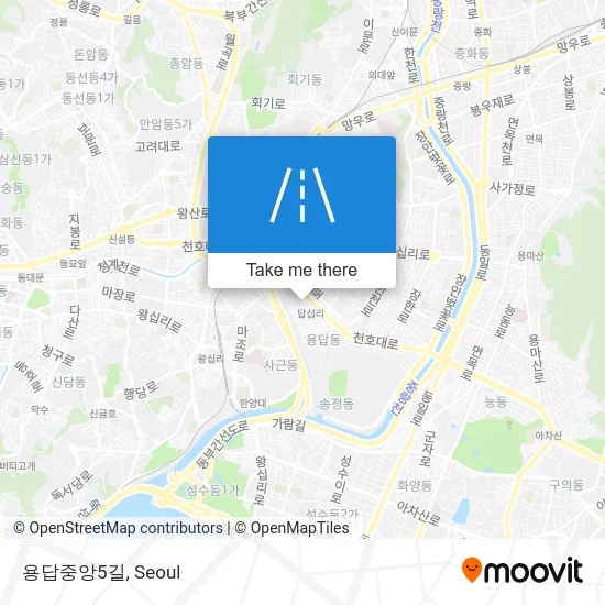 용답중앙5길 map
