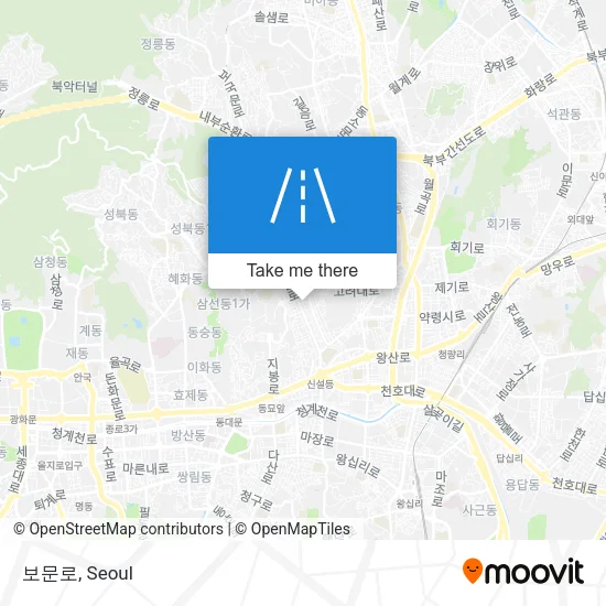 보문로 map