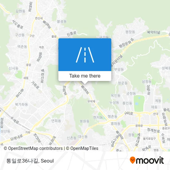 통일로36나길 map