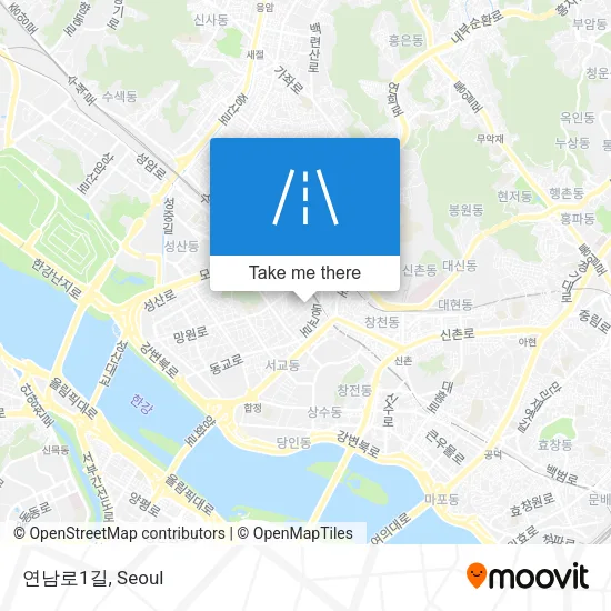 연남로1길 map