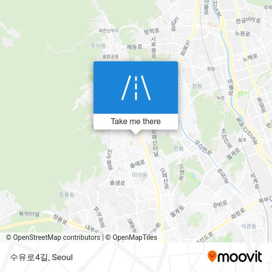 수유로4길 map