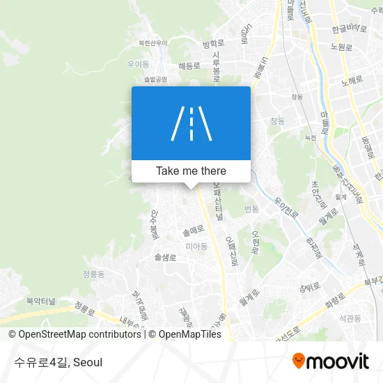 수유로4길 map