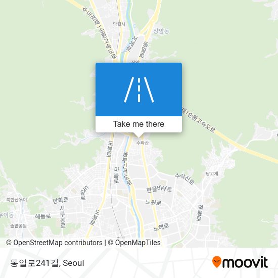 동일로241길 map