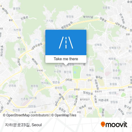 자하문로23길 map