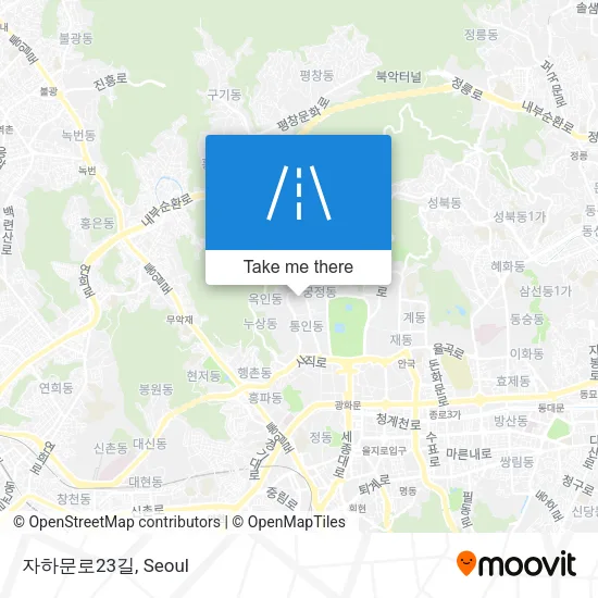 자하문로23길 map