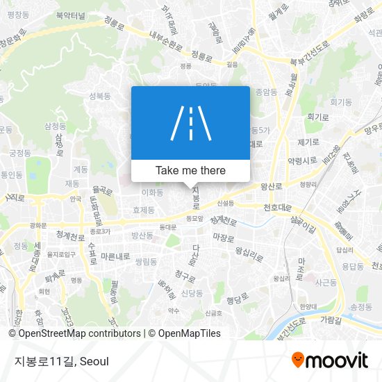 지봉로11길 map
