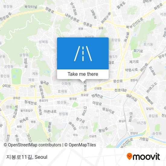 지봉로11길 map