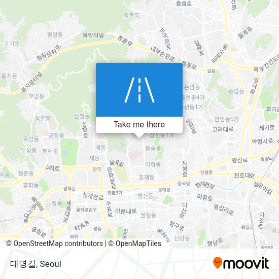 대명길 map