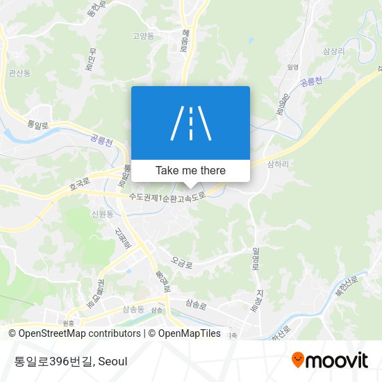 통일로396번길 map