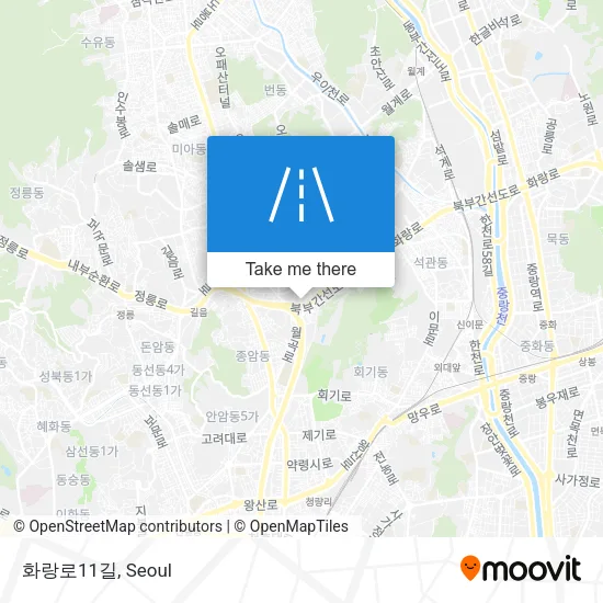 화랑로11길 map