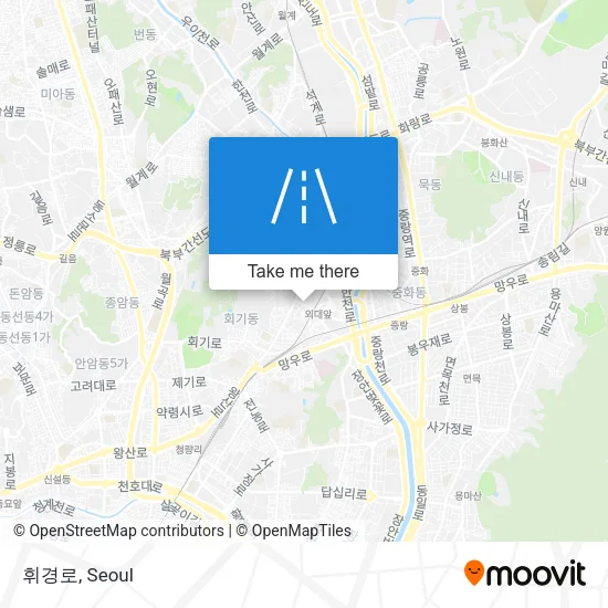 휘경로 map