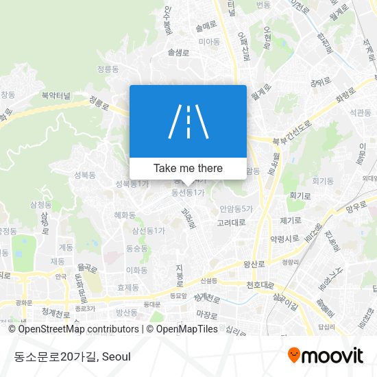 동소문로20가길 map