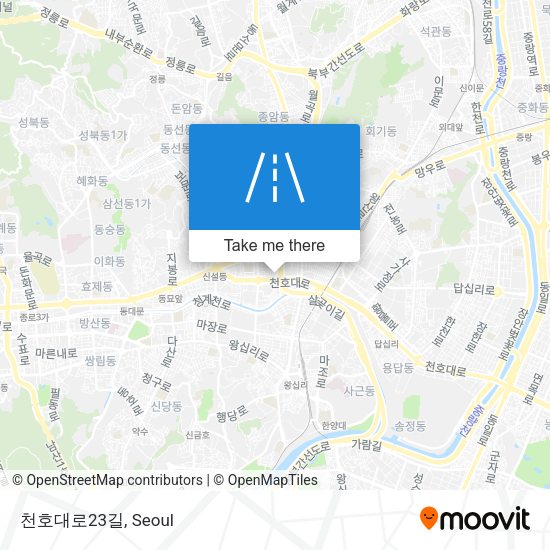 천호대로23길 map