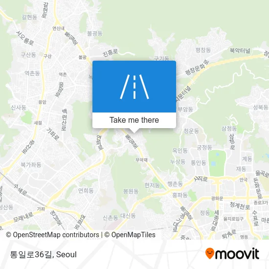 통일로36길 map