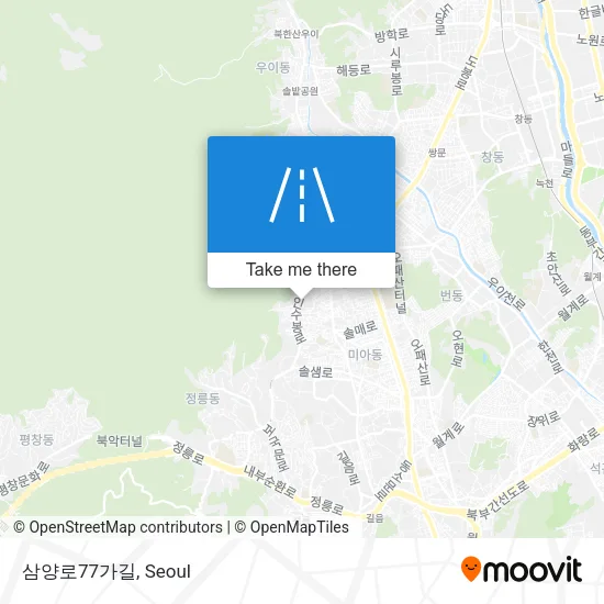 삼양로77가길 map