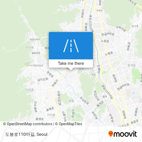 도봉로110마길 map