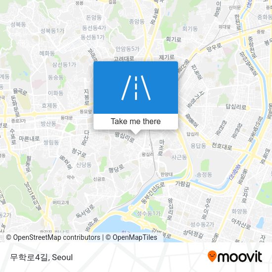 무학로4길 map
