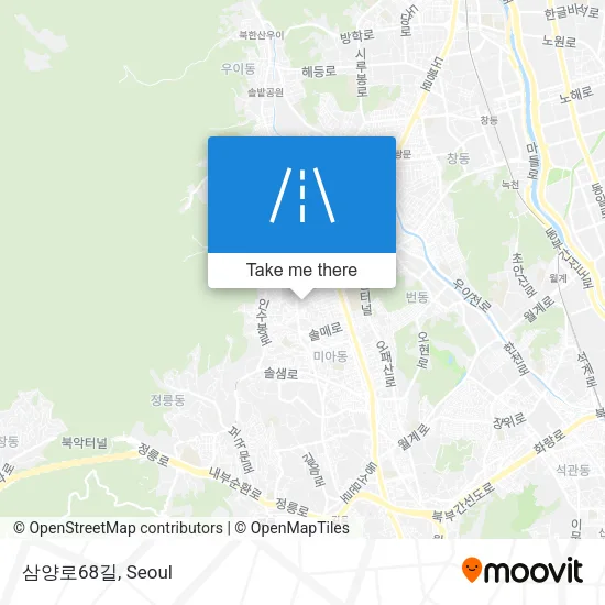 삼양로68길 map