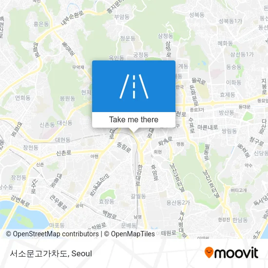 서소문고가차도 map