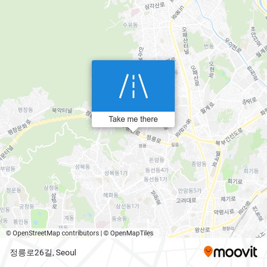 정릉로26길 map