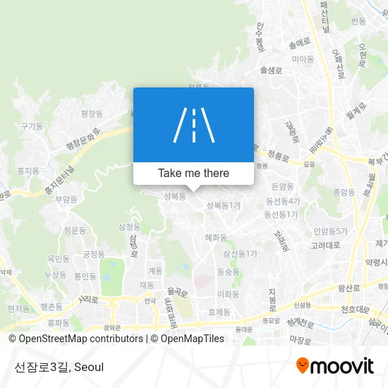 선잠로3길 map