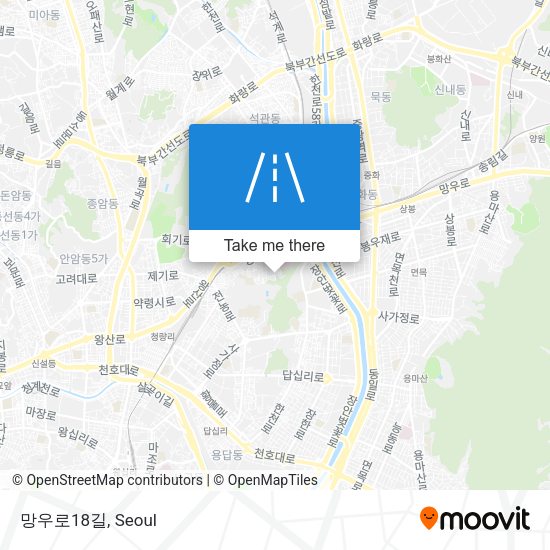 망우로18길 map