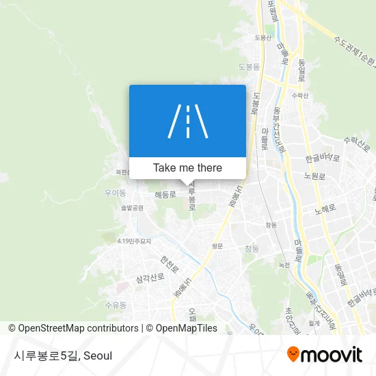 시루봉로5길 map