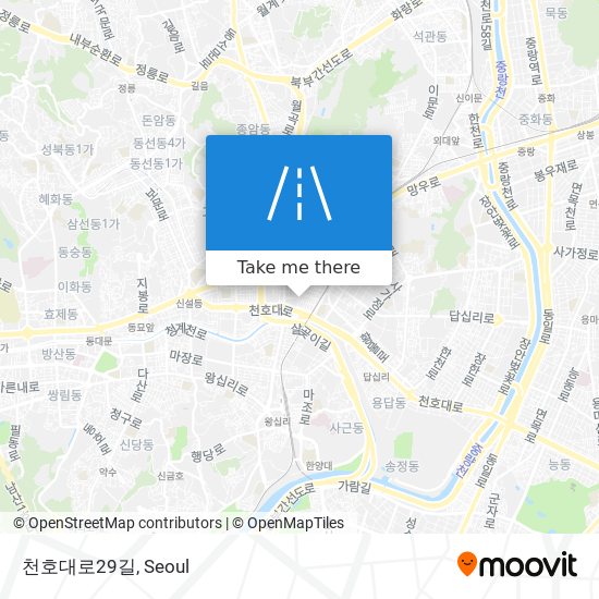 천호대로29길 map