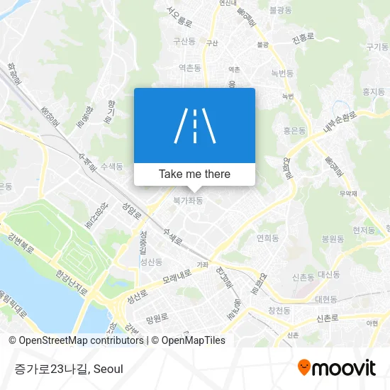 증가로23나길 map